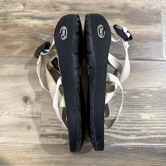 Chaco Tegu Women’s Sandals White Black Adjustable Outdoor Hiking Size 9 - Picture 10 of 10